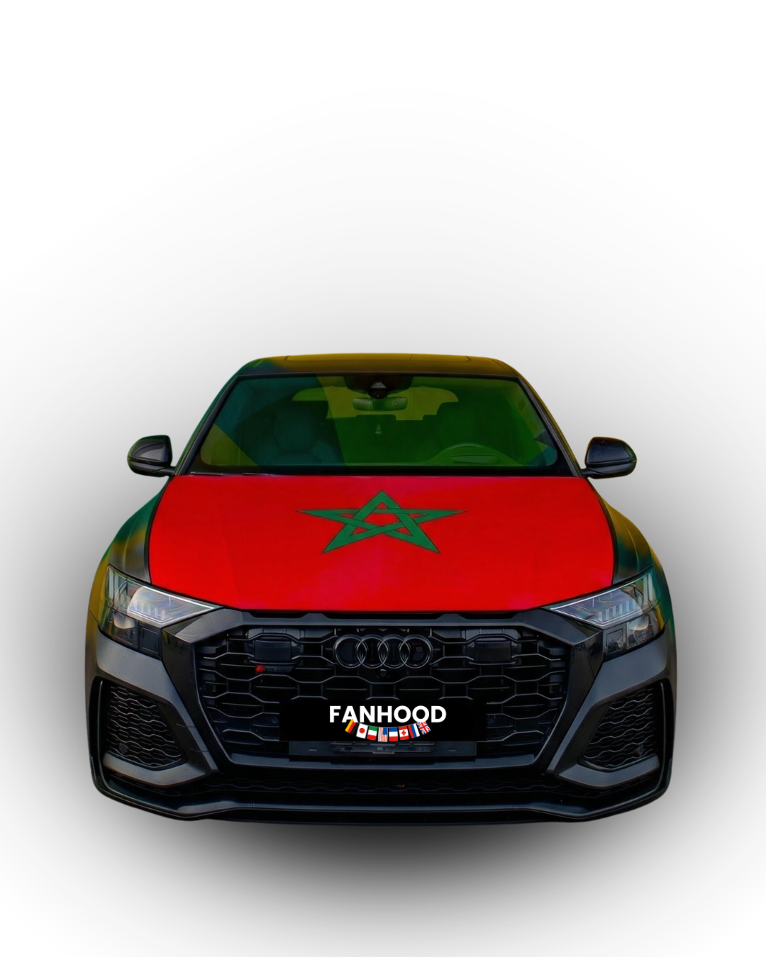 MAROKKO FLAGGE MOTORHAUBE